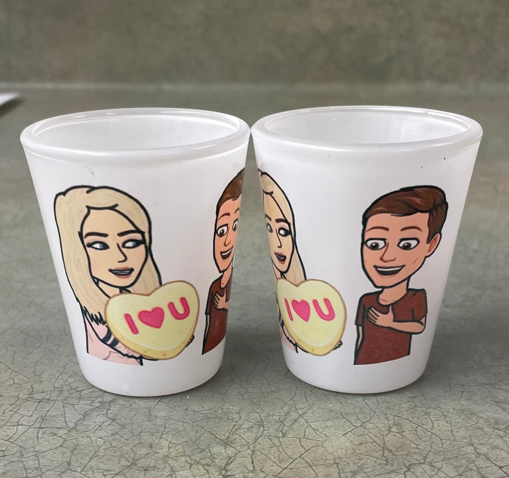 Personalized Frosted Shot Glass - Design Your Own