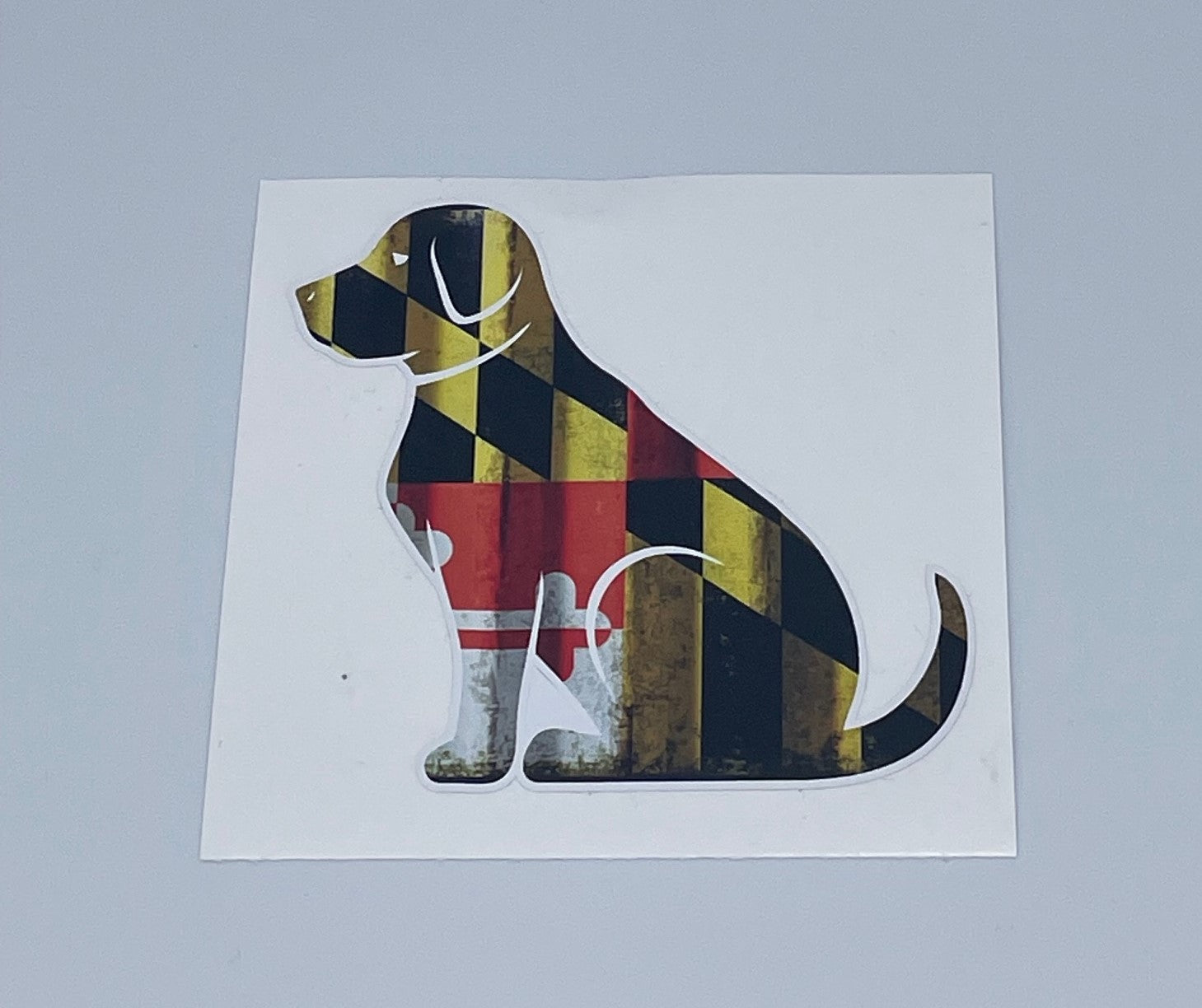 Maryland Flag Dog Decal - Show Your State Pride